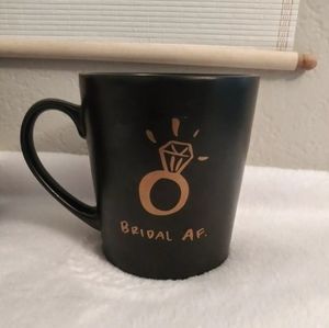 Bridal AF Black Coffee Mug | Engagement Gift | Gif